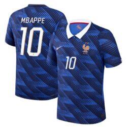 Kylian Mbappé France National Team Nike 2026 Home Match Authentic Jersey - Blue - Front View