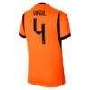 Virgil van Dijk Netherlands National Team Nike Youth 2026 Home Stadium Replica Jersey - Orange - Detail View