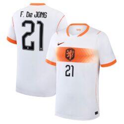 Frenkie de Jong Netherlands National Team Nike 2026 Away Stadium Replica Jersey