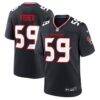 Aiden Fisher Houston Texans Nike Game Player Jersey - Navy - Front View