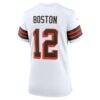 Denzel Boston Cleveland Browns Nike Women's Alternate Game Jersey - White - Alt2