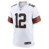 Denzel Boston Cleveland Browns Nike Game Jersey - White - Alt1