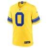 Byron Young Los Angeles Rams Nike Alternate Classic Sol Game Jersey - Gold - Alt1