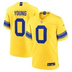 Byron Young Los Angeles Rams Nike Alternate Classic Sol Game Jersey - Gold - Front View