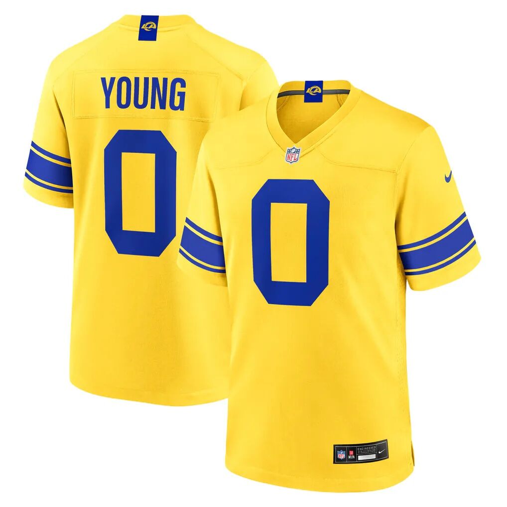 Byron Young Los Angeles Rams Nike Alternate Classic Sol Game Jersey