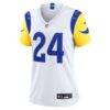 Blake Corum Los Angeles Rams Nike Women's Game Jersey - White - Alt1