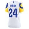 Blake Corum Los Angeles Rams Nike Women's Game Jersey - White - Alt2