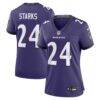 Malaki Starks Baltimore Ravens Nike Women's Team Game Jersey - Purple - Front View