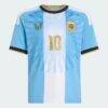 Lionel Messi Argentina National Team adidas Youth AFA x Messi Replica Jersey - - Side View