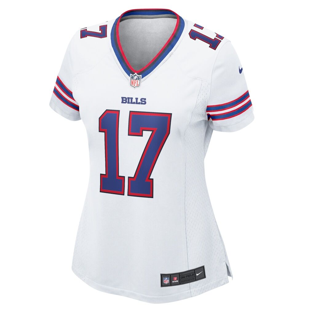 Josh Allen Buffalo Bills Nike Women's White Game Jersey