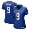 Isaiah Likely New York Giants Nike Women's Team Game Jersey - - Front View
