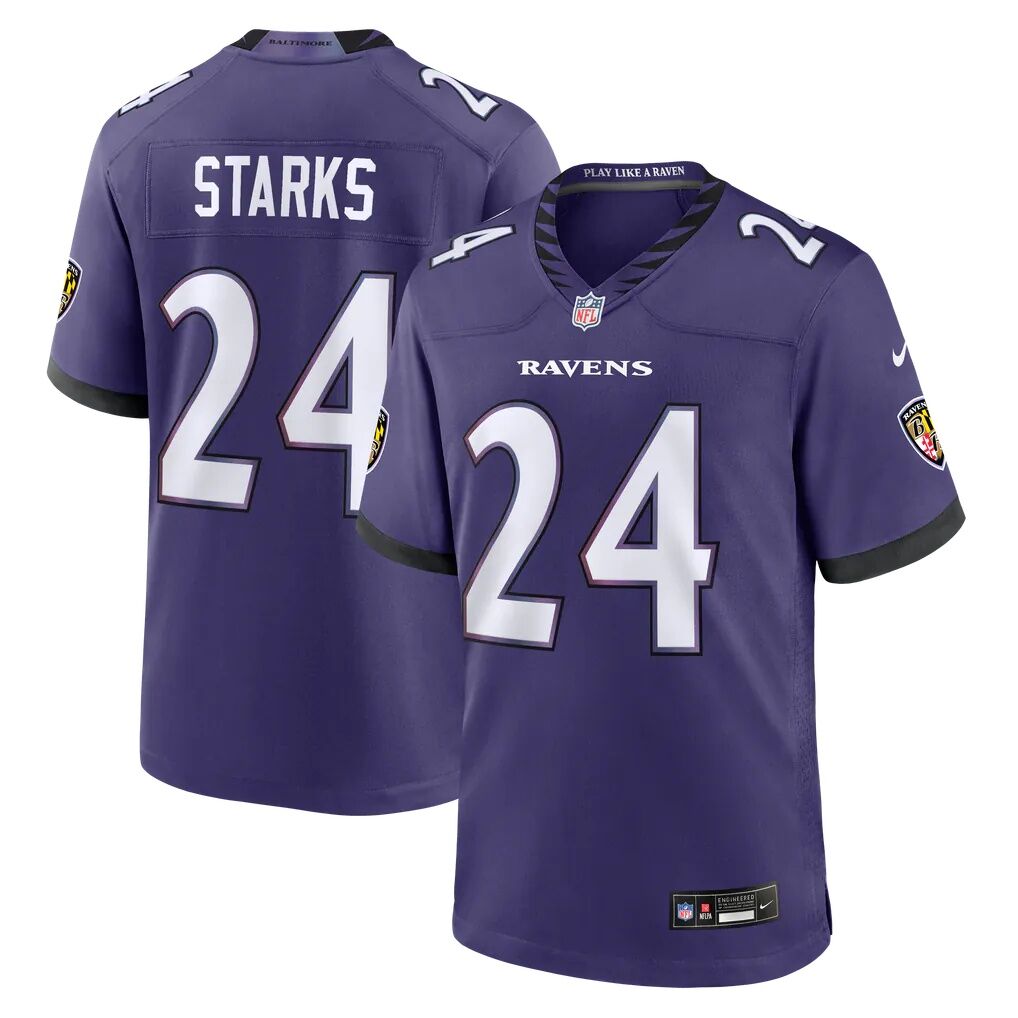 Malaki Starks Baltimore Ravens Nike Team Game Jersey