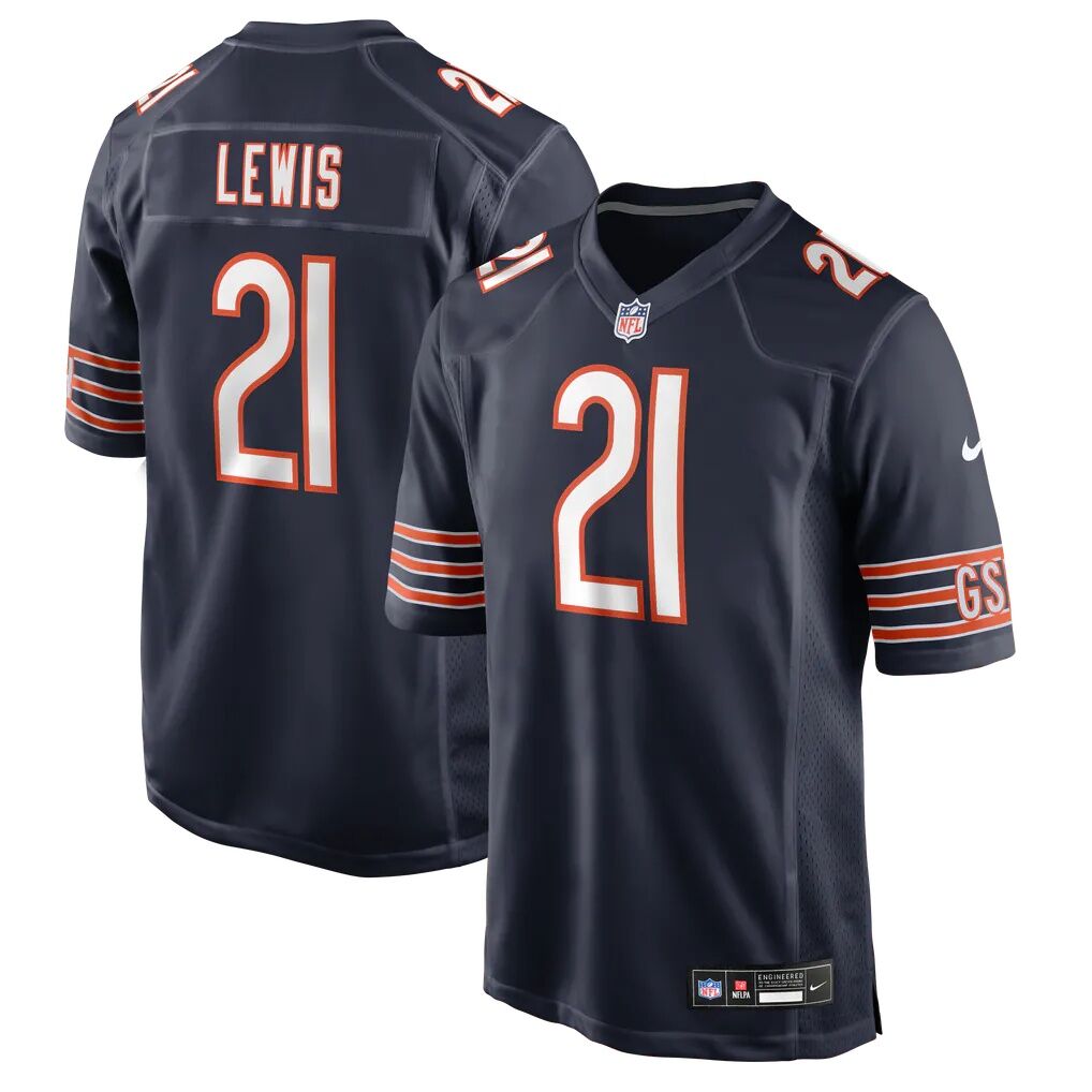 Cam Lewis Chicago Bears Nike Game Player Jersey
