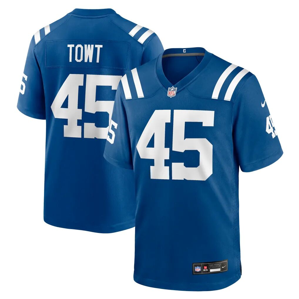 Carson Towt Indianapolis Colts Nike Game Player Jersey - Royal