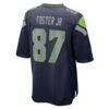 Montorie Foster Jr Seattle Seahawks Nike Game Player Jersey - Navy - Detail View
