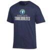 Minnesota Timberwolves Champion Jersey Cotton T-Shirt - Navy - Side View