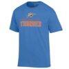 Oklahoma City Thunder Champion Jersey Cotton T-Shirt - Blue - Side View