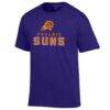 Phoenix Suns Champion Jersey Cotton T-Shirt - Purple - Side View
