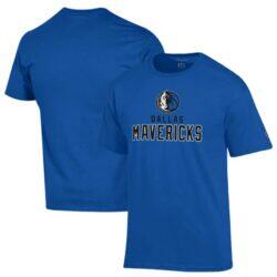 Dallas Mavericks Champion Jersey Cotton T-Shirt - - Front View