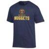 Denver Nuggets Champion Jersey Cotton T-Shirt - Navy - Side View