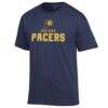 Indiana Pacers Champion Jersey Cotton T-Shirt - Navy - Side View
