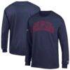 New Orleans Pelicans Champion Jersey Long Sleeve T-Shirt - Navy - Front View