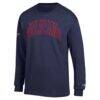 New Orleans Pelicans Champion Jersey Long Sleeve T-Shirt - Navy - Side View