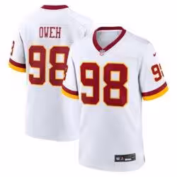 Odafe Oweh Washington Commanders Nike Game Jersey - White - Front View