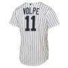 Anthony Volpe New York Yankees Nike Youth Home Replica Jersey - White - Detail View