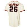 Matt Chapman San Francisco Giants Nike Youth Home Baseline Jersey - White - Detail View