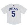 Freddie Freeman Los Angeles Dodgers Nike Infant Home Game Jersey - White - Detail View