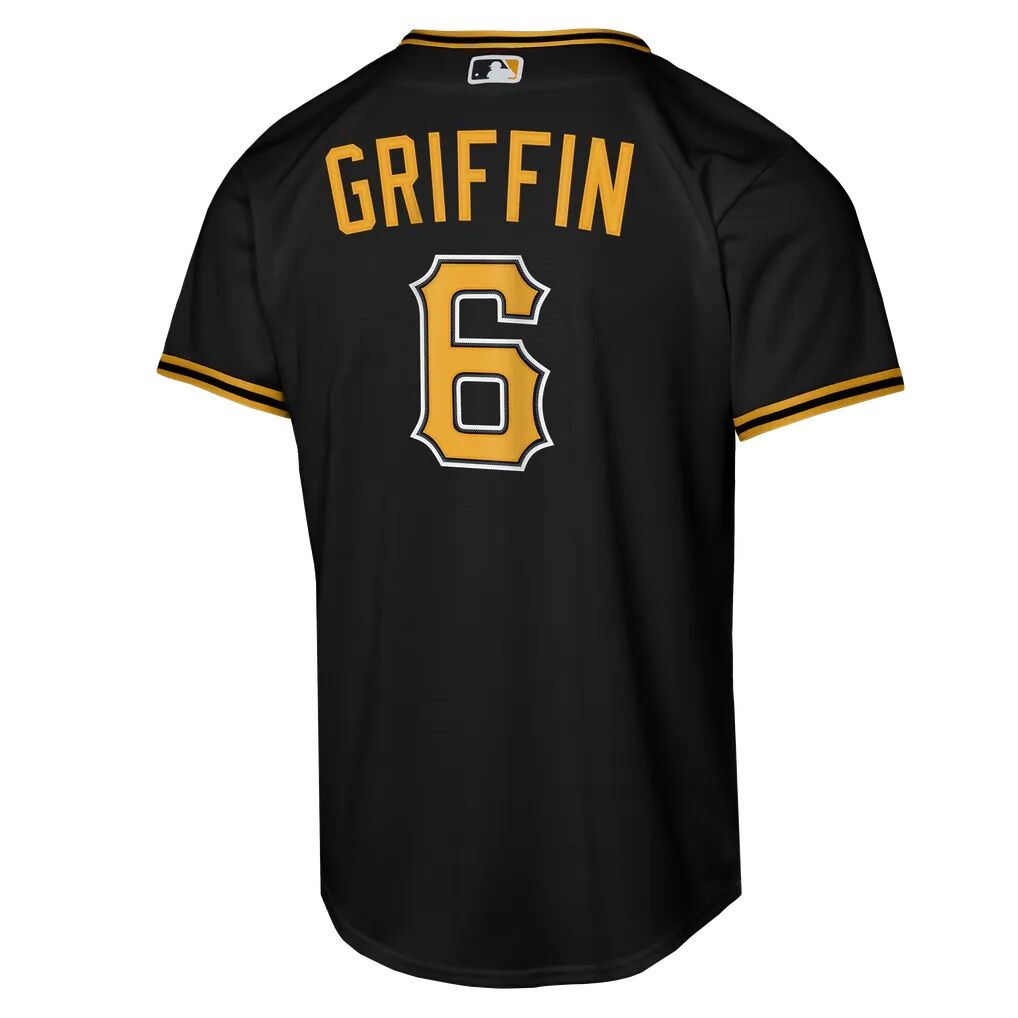 Konnor Griffin Pittsburgh Pirates Nike Youth Alternate Replica Jersey