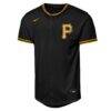 Konnor Griffin Pittsburgh Pirates Nike Youth Alternate Replica Jersey - Black - Side View