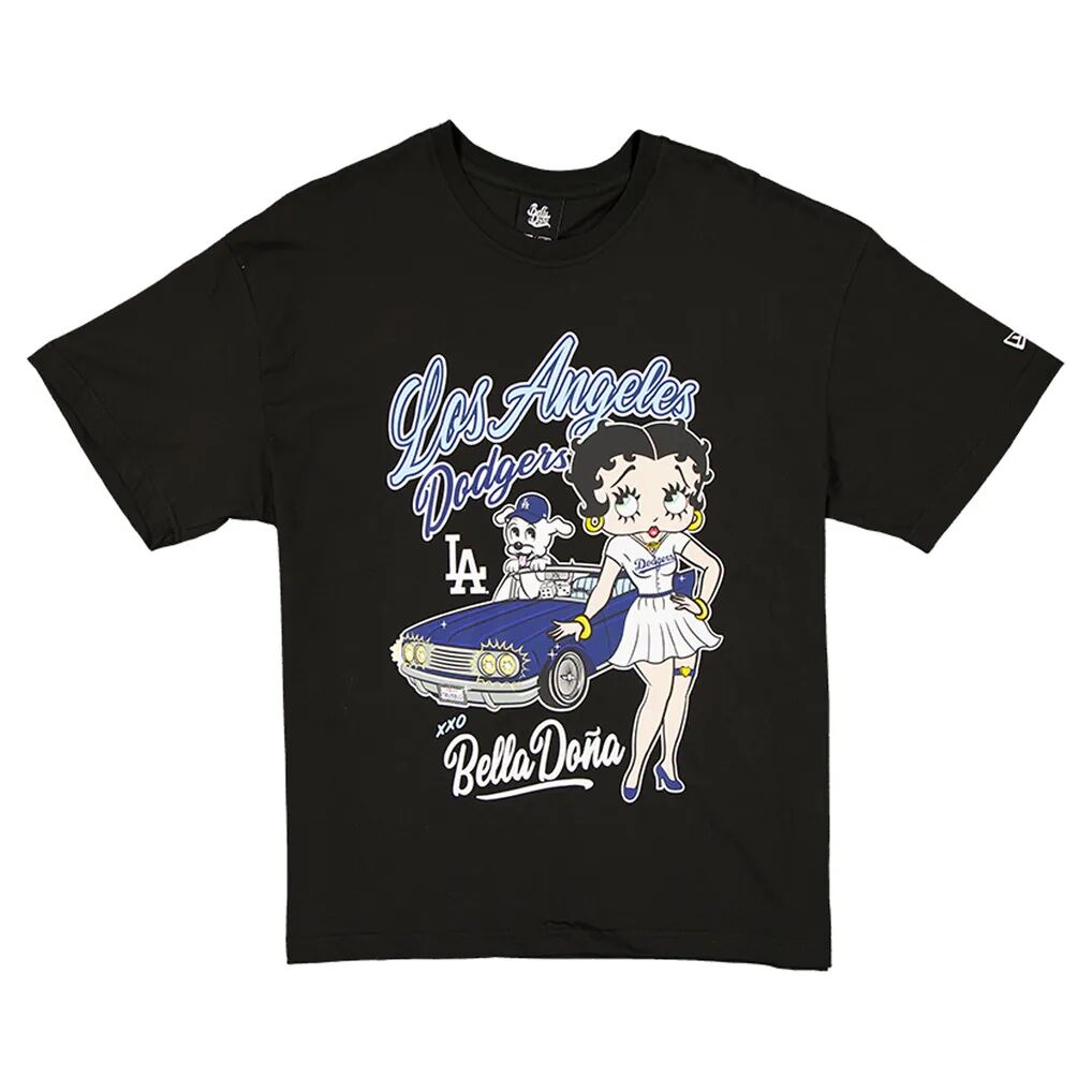 Los Angeles Dodgers New Era x Bella Doña Women's Betty Boop Car T-Shirt