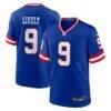 Isaiah Likely New York Giants Nike Alternate Legacy Game Jersey - - Front View