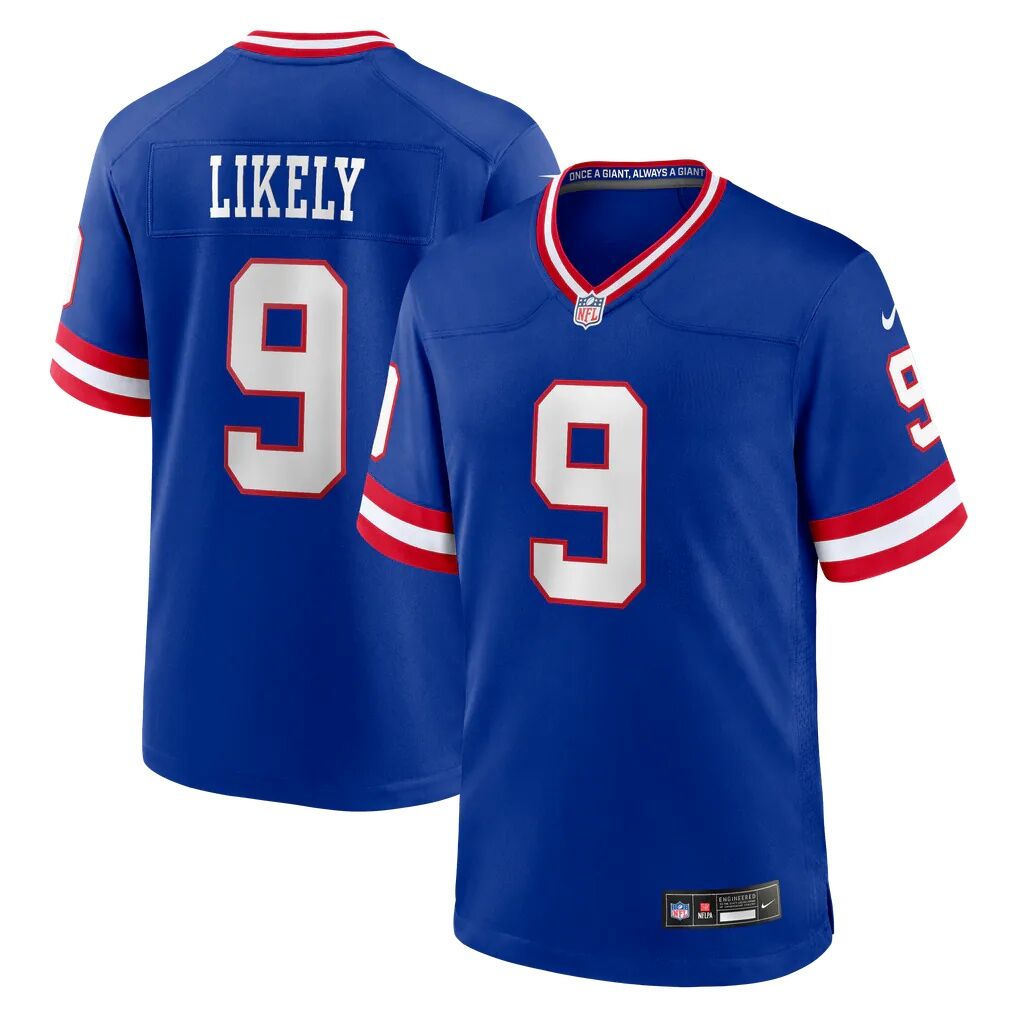 Isaiah Likely New York Giants Nike Alternate Legacy Game Jersey - Royal