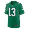 Dontayvion Wicks Philadelphia Eagles Nike Alternate Game Jersey - Kelly Green - Alt1