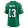 Dontayvion Wicks Philadelphia Eagles Nike Alternate Game Jersey - Kelly Green - Alt2