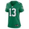 Dontayvion Wicks Philadelphia Eagles Nike Women's Alternate Game Jersey - Kelly Green - Alt1