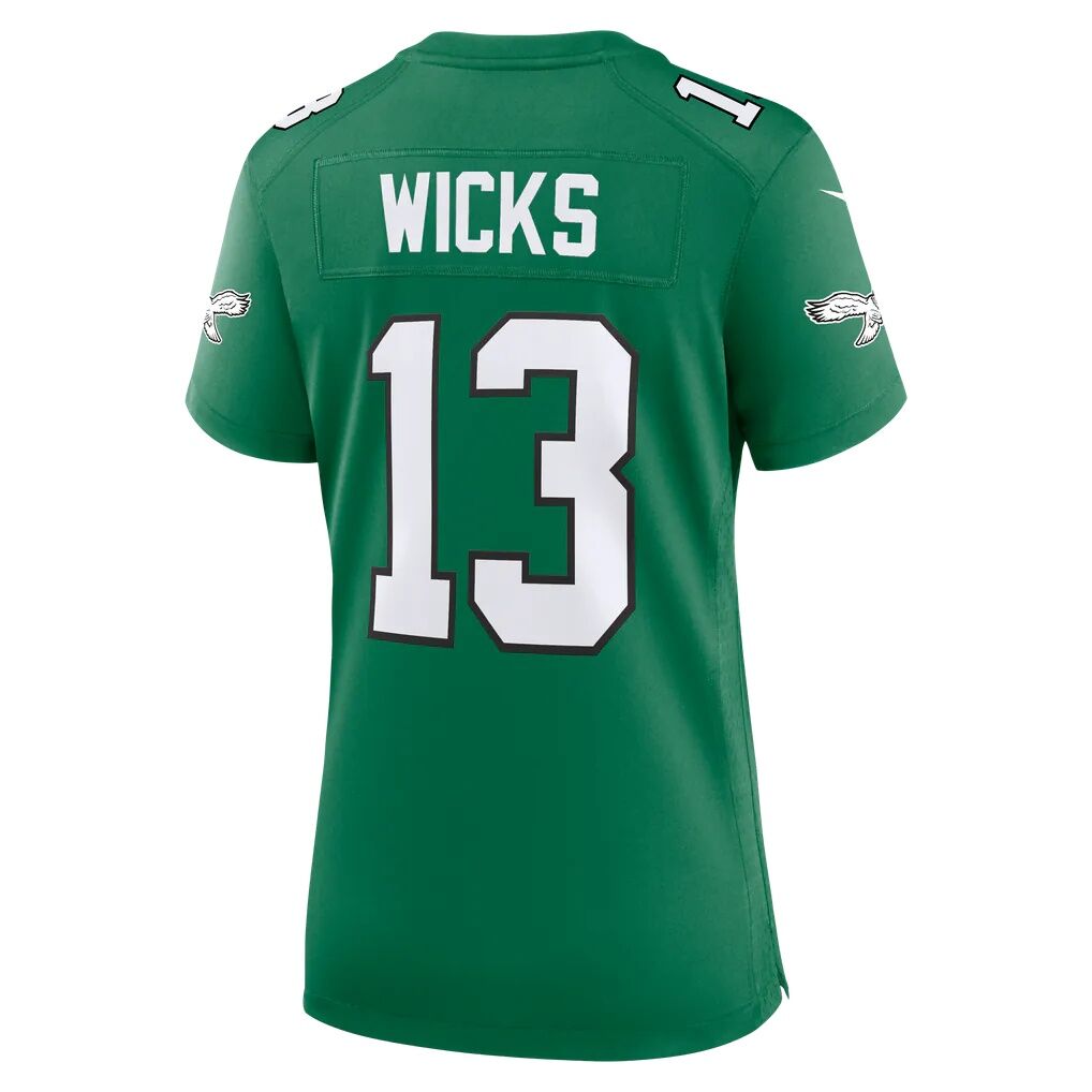 Dontayvion Wicks Philadelphia Eagles Nike Women's Alternate  Game Jersey - Kelly Green