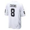 Kirk Cousins Las Vegas Raiders Nike Game Player Jersey - White - Detail View