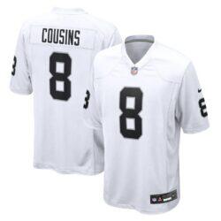Kirk Cousins Las Vegas Raiders Nike Game Player Jersey - White - Front View