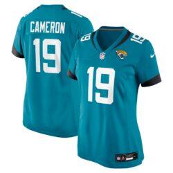 Josh Cameron Jacksonville Jaguars Nike Women's Team Game Jersey - Teal - Front View