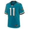 Parker Washington Jacksonville Jaguars Nike Alternate Prowler Throwback Game Jersey - Teal - Alt1