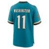 Parker Washington Jacksonville Jaguars Nike Alternate Prowler Throwback Game Jersey - Teal - Alt2