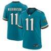 Parker Washington Jacksonville Jaguars Nike Alternate Prowler Throwback Game Jersey - Teal - Front View