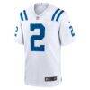 Josh Downs Indianapolis Colts Nike Game Player Jersey - White - Side View