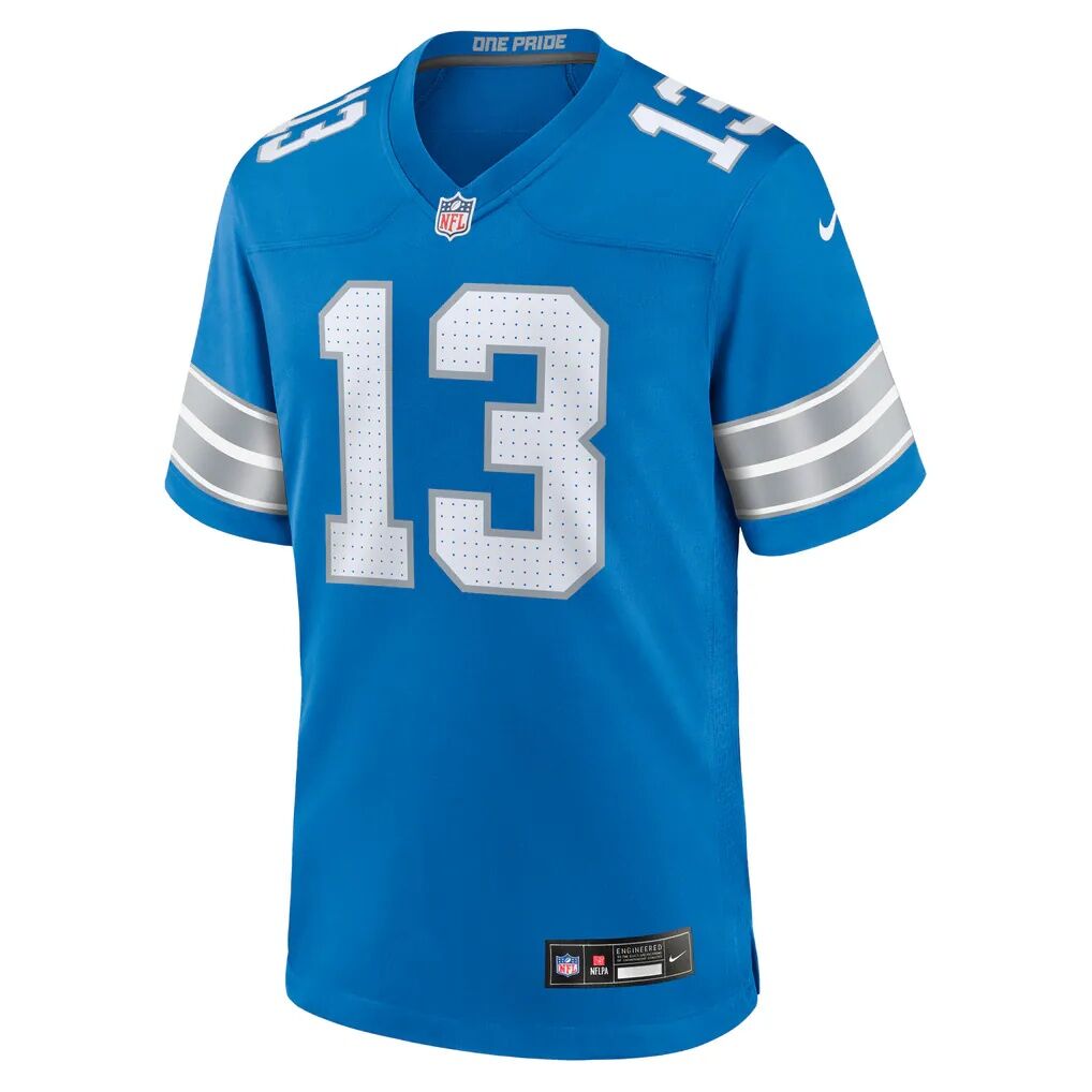 Jackson Meeks Detroit Lions Nike Team Game Jersey