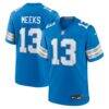 Jackson Meeks Detroit Lions Nike Team Game Jersey - Blue - Front View