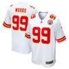 Peter Woods Kansas City Chiefs Nike Game Jersey - White - Front View